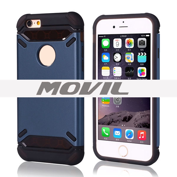 NP-2167 Combinación tpu   pc funda para Apple iPhone 6-13